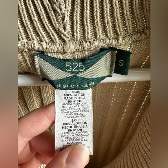 525 America cotton size small cardigan - Picture 2 of 5